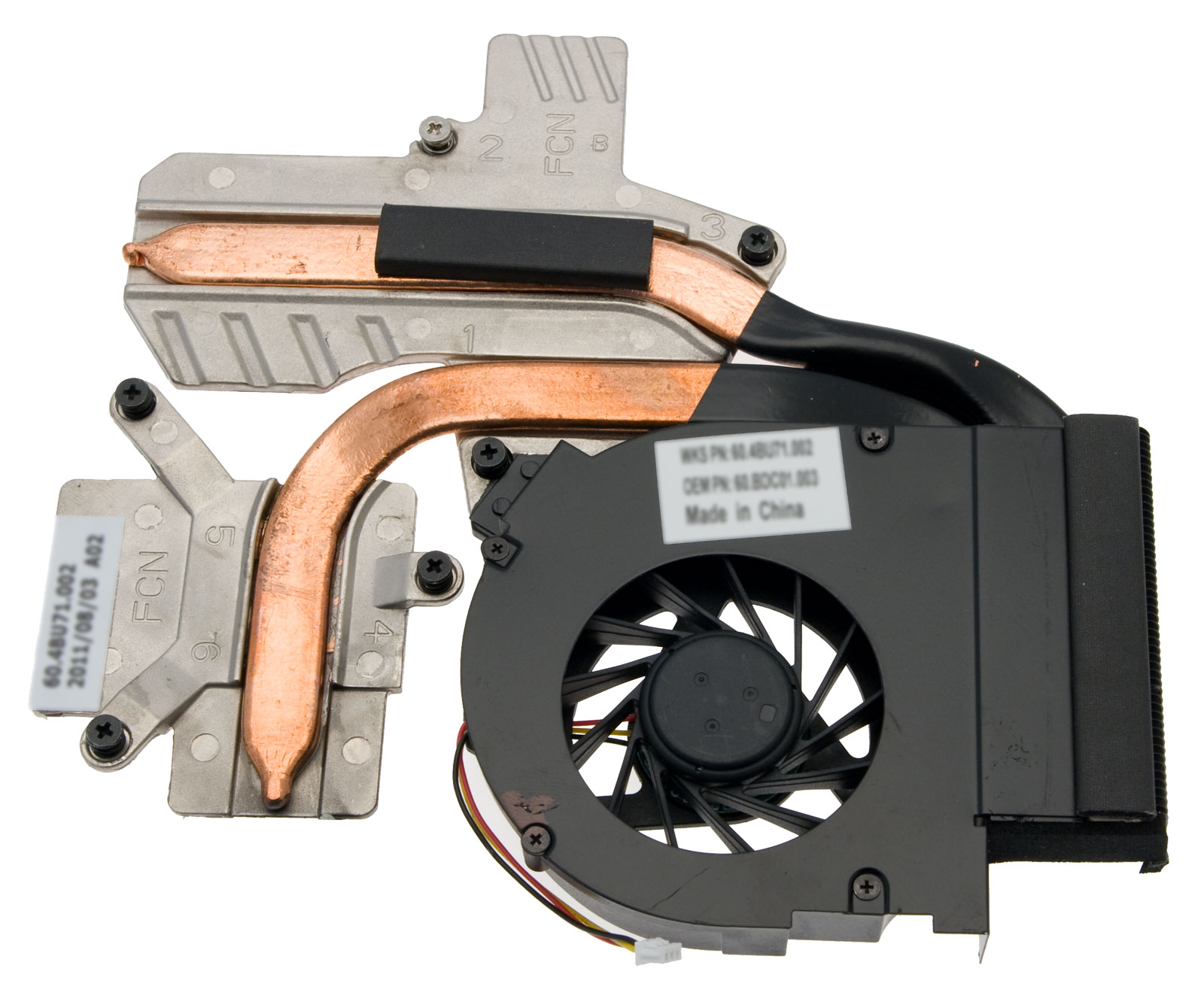 Gateway Lüfter / Kühler / Heatsink / HEATSINK.CPU.DIS.35W.W/FAN Gateway NV54 Serie (Original)