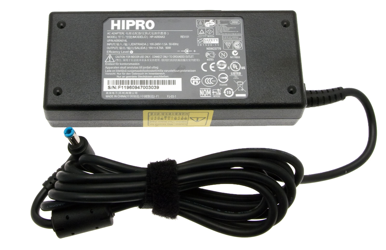 PackardBell PC Netzteil / AC Adapter 19V / 4,74A / 90W oneTwo S3221 Serie (Original)