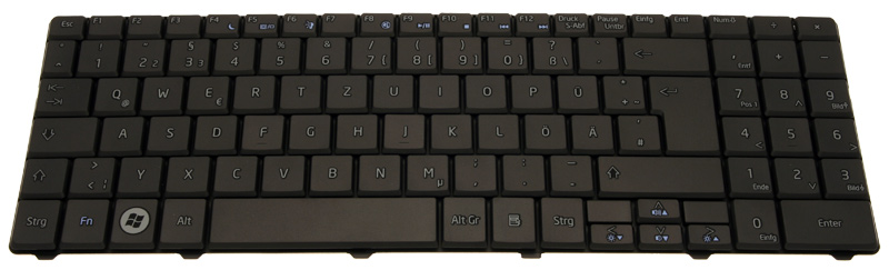 eMachines Tastatur deutsch (DE) schwarz eMachines E628 Serie (Original)