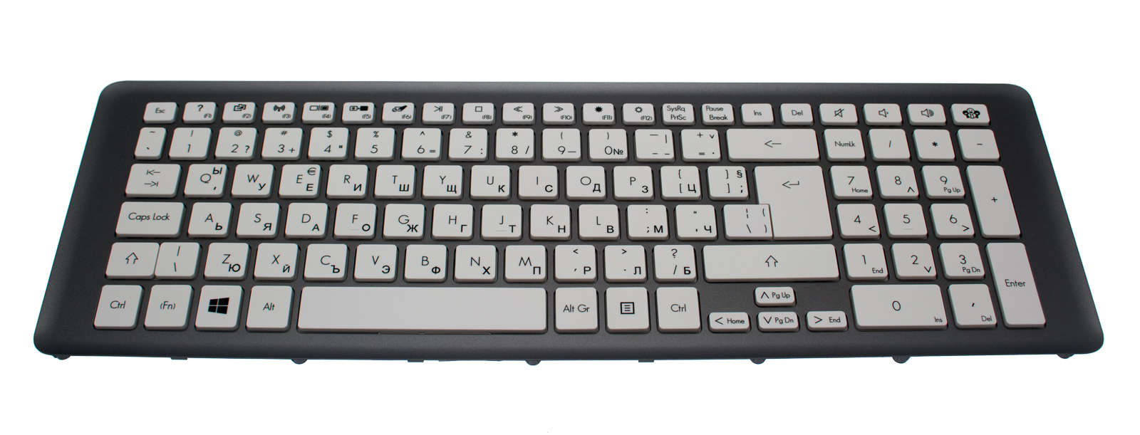 PackardBell Tastatur bulgarisch (BL) grau EasyNote LV44HC Serie (Original) PackardBell Tastatur bulgarisch (BL) grau EasyNote LV44HC Serie (Original)