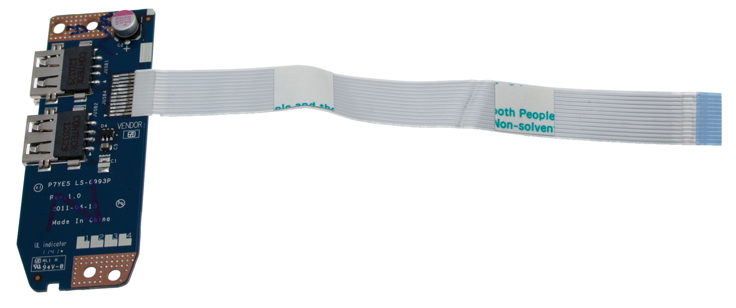 Gateway USB Board 2.0.W/FFC Gateway NV75S Serie (Original)