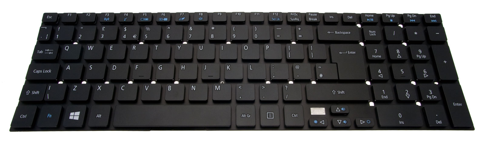 Gateway Tastatur englisch (GB) schwarz Gateway NV52L Serie (Original) Gateway Tastatur englisch (GB) schwarz Gateway NV52L Serie (Original)