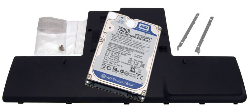 Gateway Einbaukit 2nd HDD mit 750GB HDD Gateway NV77H Serie (Original)