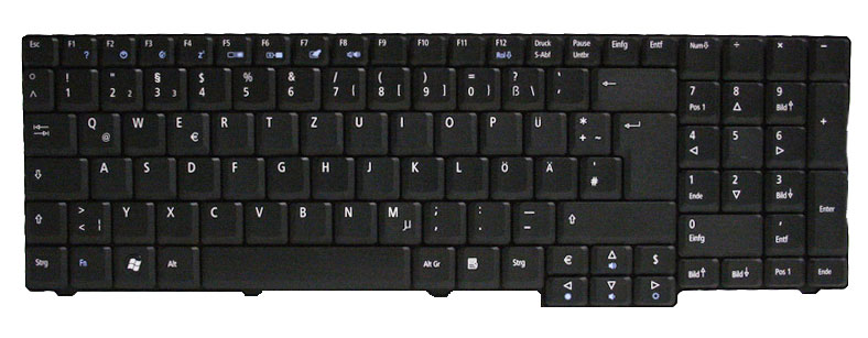 eMachines Tastatur deutsch (DE) schwarz eMachines E728 Serie (Original) eMachines Tastatur deutsch (DE) schwarz eMachines E728 Serie (Original)