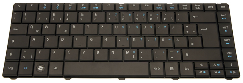 Gateway Tastatur / Keyboard (German) Gateway NS40T Serie (Original) Gateway Tastatur / Keyboard (German) Gateway NS40T Serie (Original)