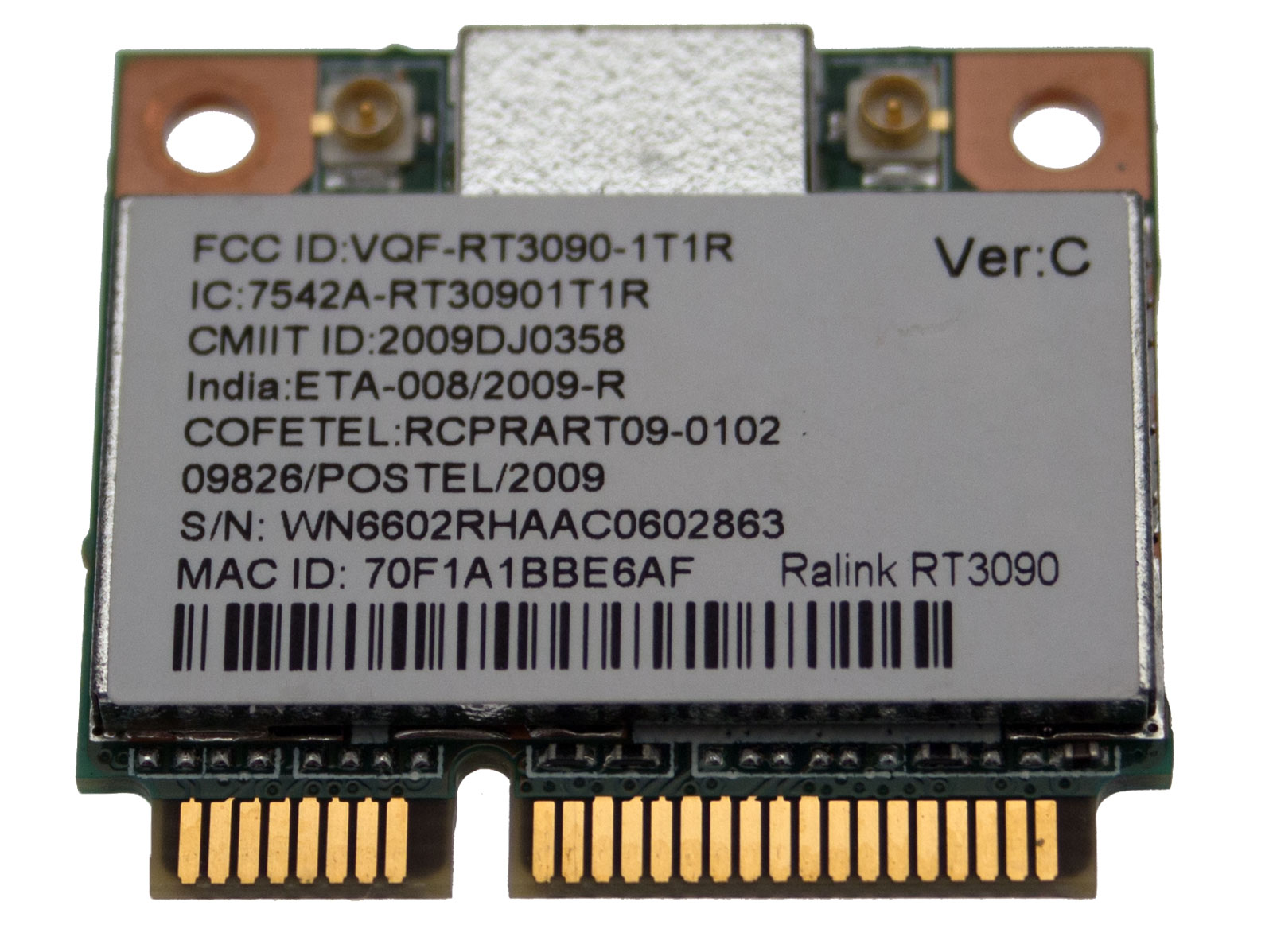 eMachines WLAN Board eMachines ER1401 Serie (Original) eMachines WLAN Board eMachines ER1401 Serie (Original)