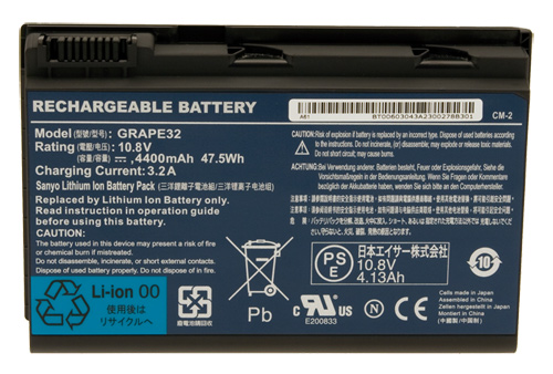 Gateway Akku / Batterie 4400mAh Gateway NS50T Serie (Original) Gateway Akku / Batterie 4400mAh Gateway NS50T Serie (Original)