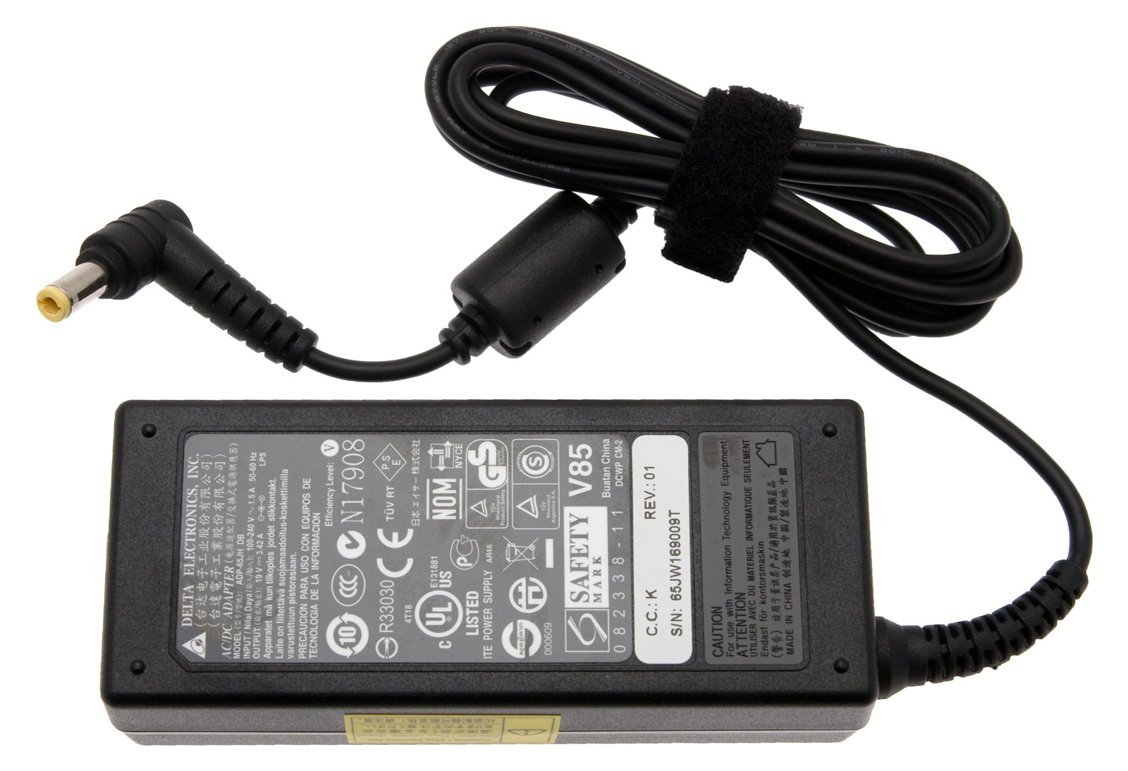 eMachines PC Netzteil / AC Adapter 19V / 3,42A / 65W ohne Netzstecker eMachines EZ1601 Serie (Original)