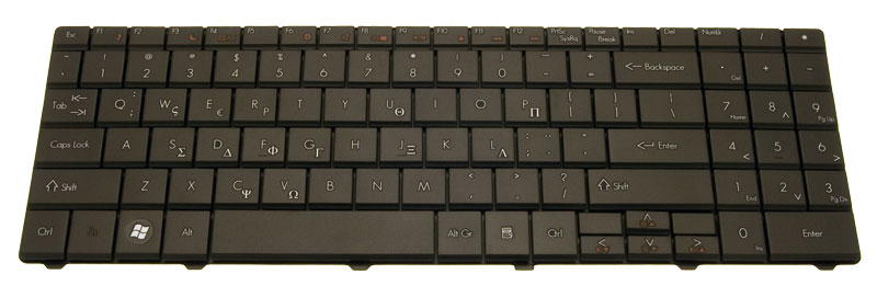 Gateway Tastatur griechisch (GR) Gateway NV59 Serie (Original)