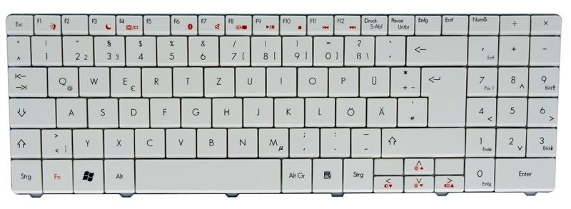 Gateway Tastatur / Keyboard (German) Gateway NV58 Serie (Original)
