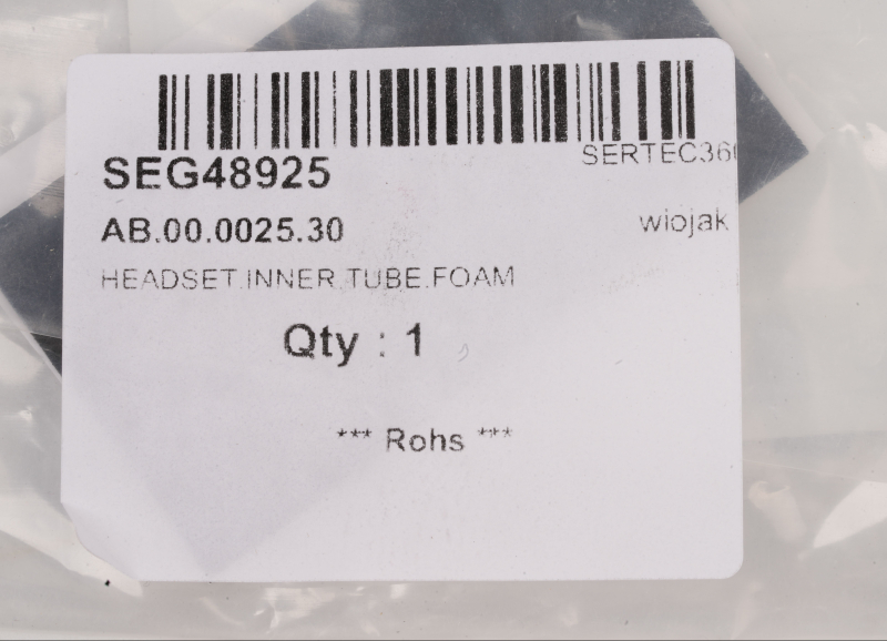 SEGWAY HEADSET-INNENSCHLAUCH-SCHAUMSTOFFEINHEIT KICKSCOOTER ES SERIES E25D (Original)