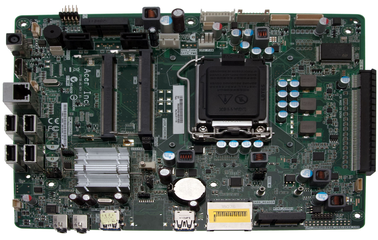 PackardBell Mainboard DIS.H61 oneTwo L5870 Serie (Original)