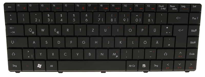 PackardBell Tastatur / Keyboard (German) EasyNote Butterfly S Serie (Original) PackardBell Tastatur / Keyboard (German) EasyNote Butterfly S Serie (Original)