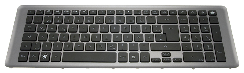 Gateway Tastatur deutsch (DE) grau Gateway NV76R Serie (Original) Gateway Tastatur deutsch (DE) grau Gateway NV76R Serie (Original)