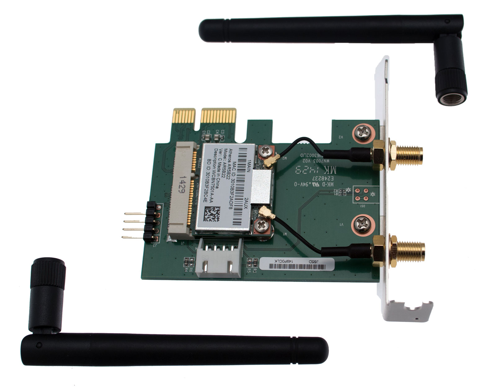 PackardBell WLAN Board mit externer Antenne imedia S2870H Serie (Original) PackardBell WLAN Board mit externer Antenne imedia S2870H Serie (Original)