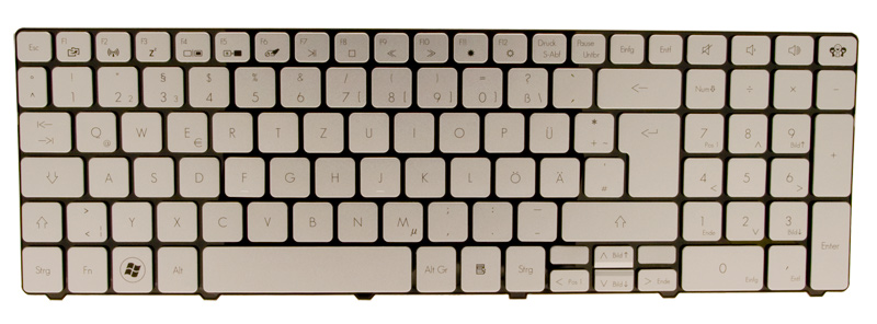 PackardBell Tastatur deutsch (DE) weiß EasyNote LX86 Serie (Original) PackardBell Tastatur deutsch (DE) weiß EasyNote LX86 Serie (Original)