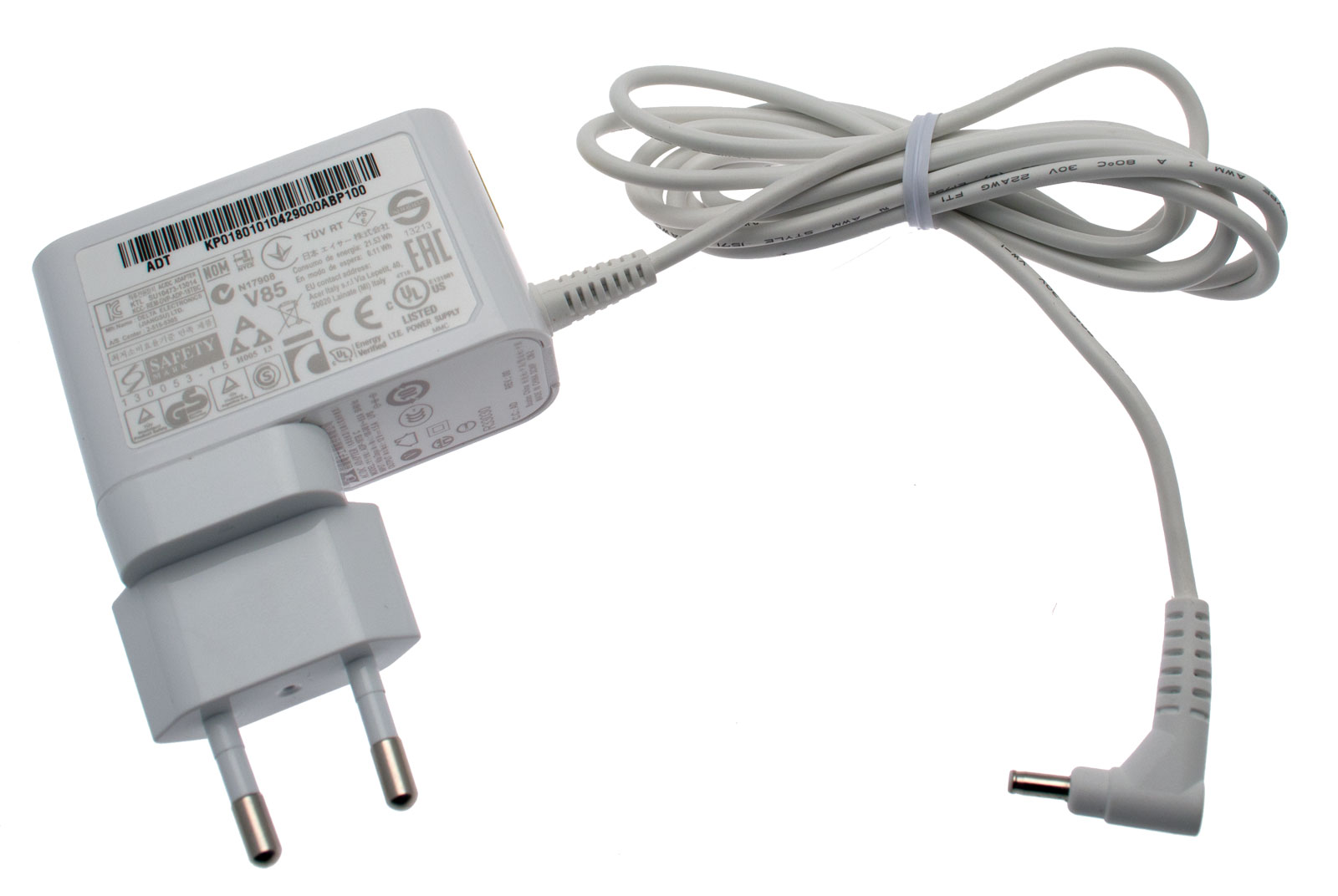 PackardBell Netzteil / Ladegerät weiß 12V / 1,5A / 18W mit Netzstecker EU Liberty Tab G100 Serie (Original)