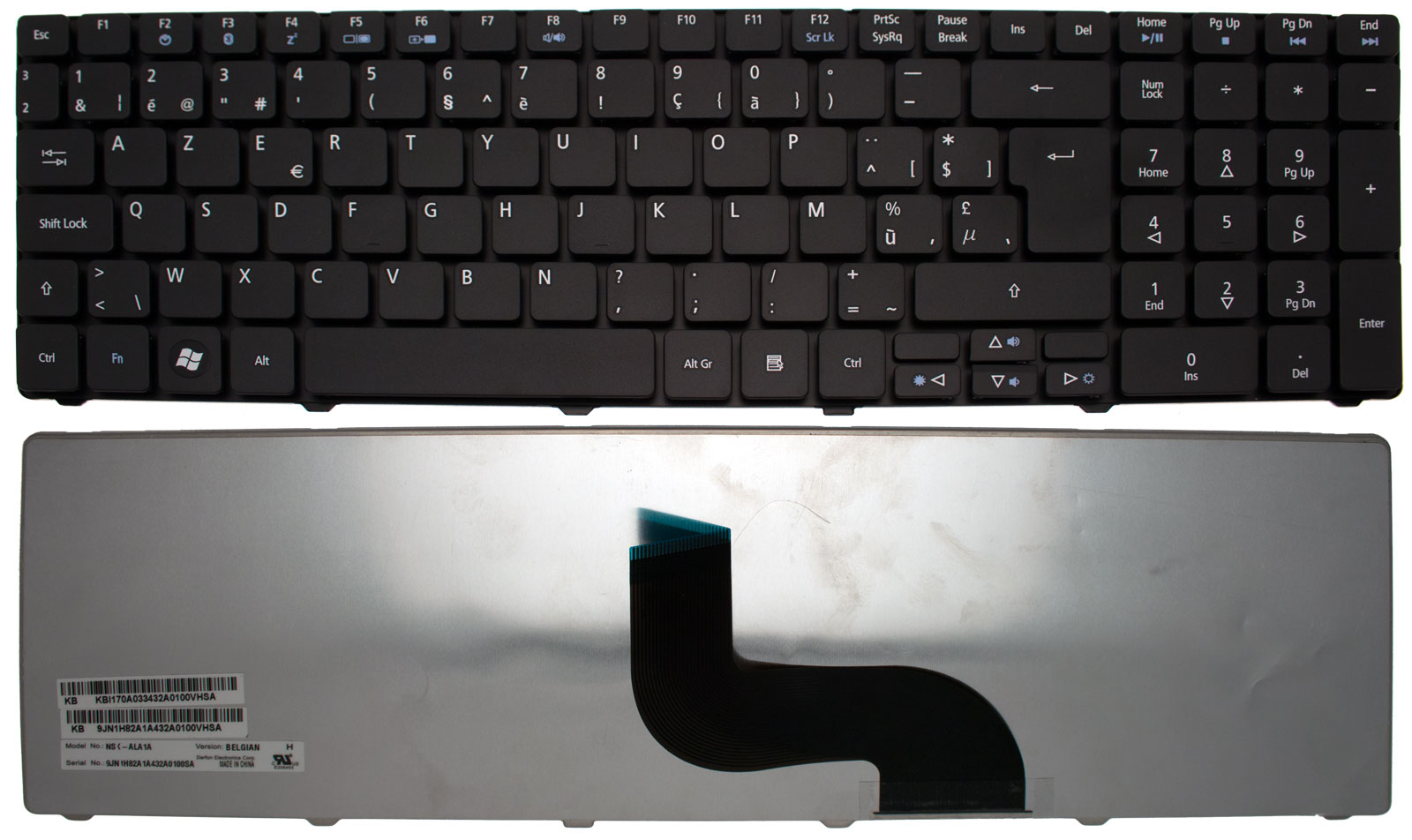 eMachines Tastatur belgisch (BE) eMachines E729Z Serie (Original) eMachines Tastatur belgisch (BE) eMachines E729Z Serie (Original)