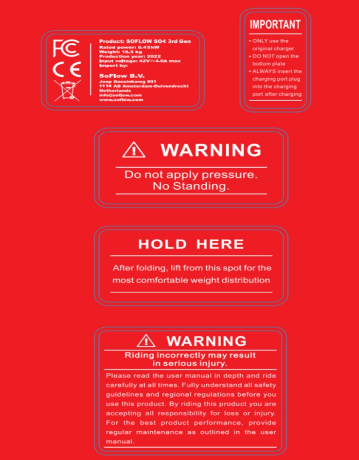 SOFLOW Aufkleber-SET SO4 GEN 3 (Original) SOFLOW Aufkleber-SET SO4 GEN 3 (Original)