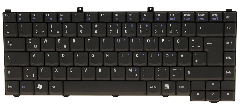PackardBell Tastatur / Keyboard (German) EasyNote GN45 Serie (Original) PackardBell Tastatur / Keyboard (German) EasyNote GN45 Serie (Original)