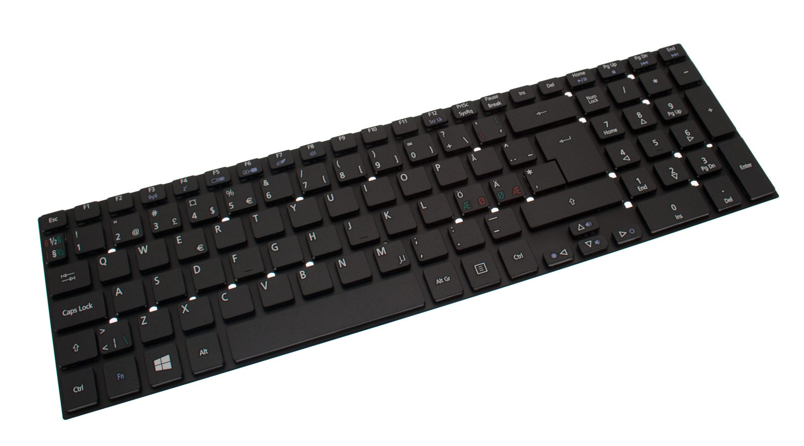 Gateway Tastatur skandinavisch (NORDIC) schwarz Gateway NV52L Serie (Original) Gateway Tastatur skandinavisch (NORDIC) schwarz Gateway NV52L Serie (Original)